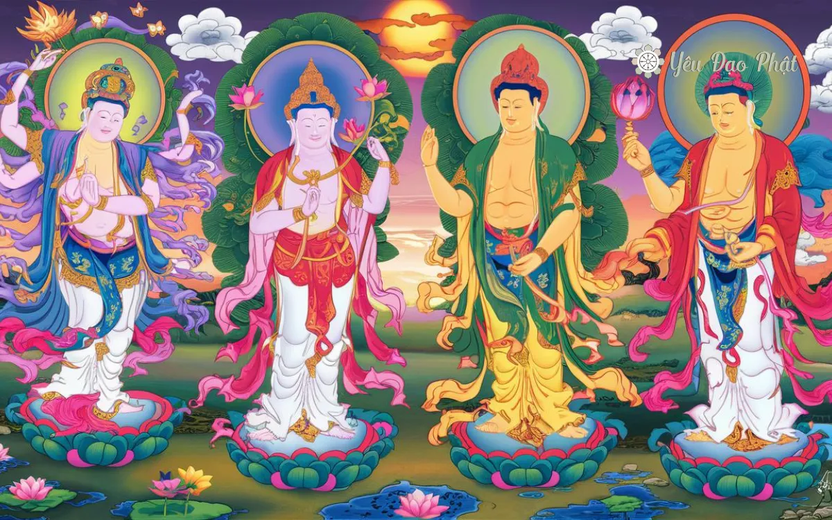 Tứ Đại Bồ Tát là ai? Tứ Đại Bồ Tát là ai?
